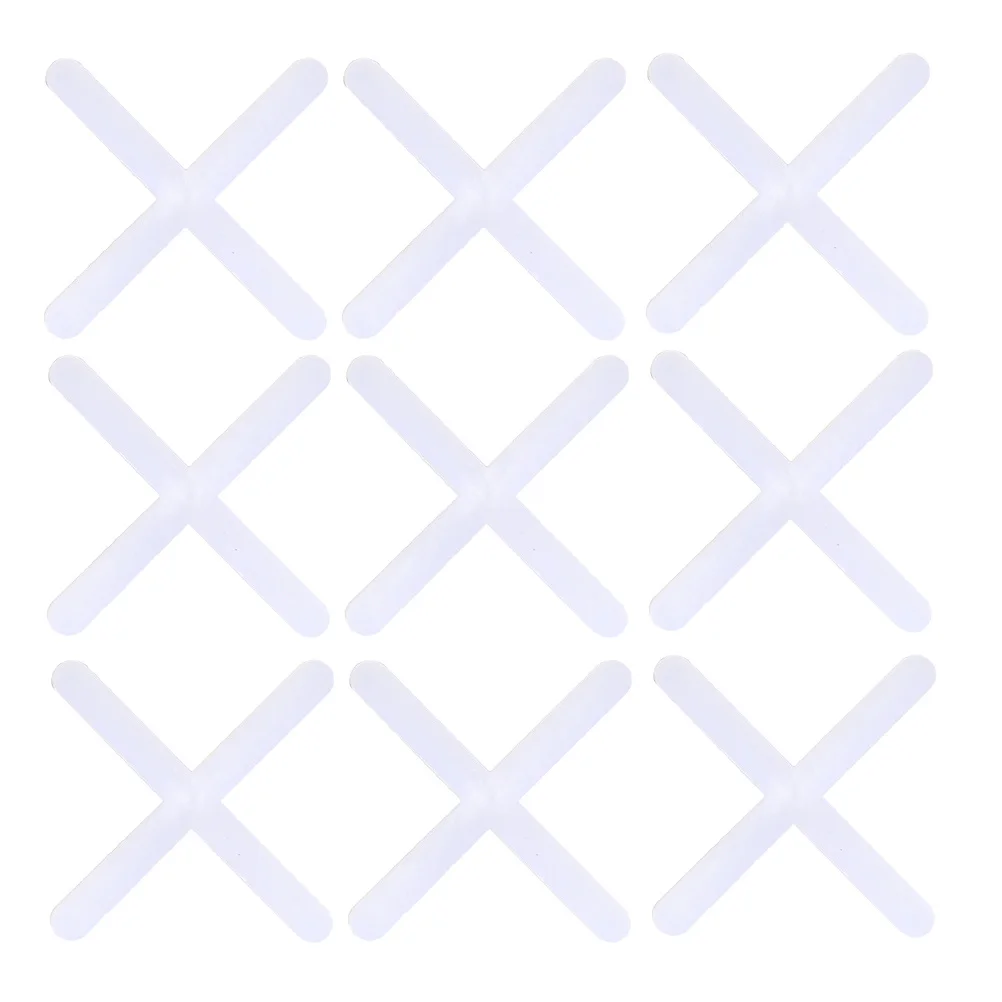 2000 قطعة الفواصل المتقاطعة 1 مللي متر 1.5 مللي متر كل مادة البولي ايثيلين لتسوية بلاط الأرضيات الجدار أدوات التثبيت بناء البناء