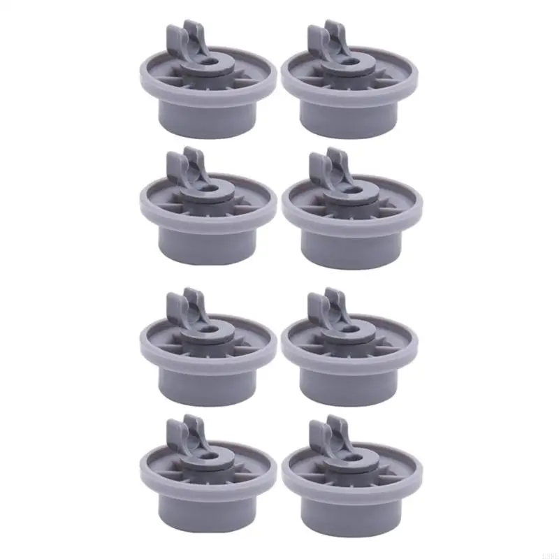 L8RE Upgraded 165314 Dishwasher Lower Rack Wheel Dishwasher Parts- Quick Installation Suitable for Bosch-Kenmore 8pcs