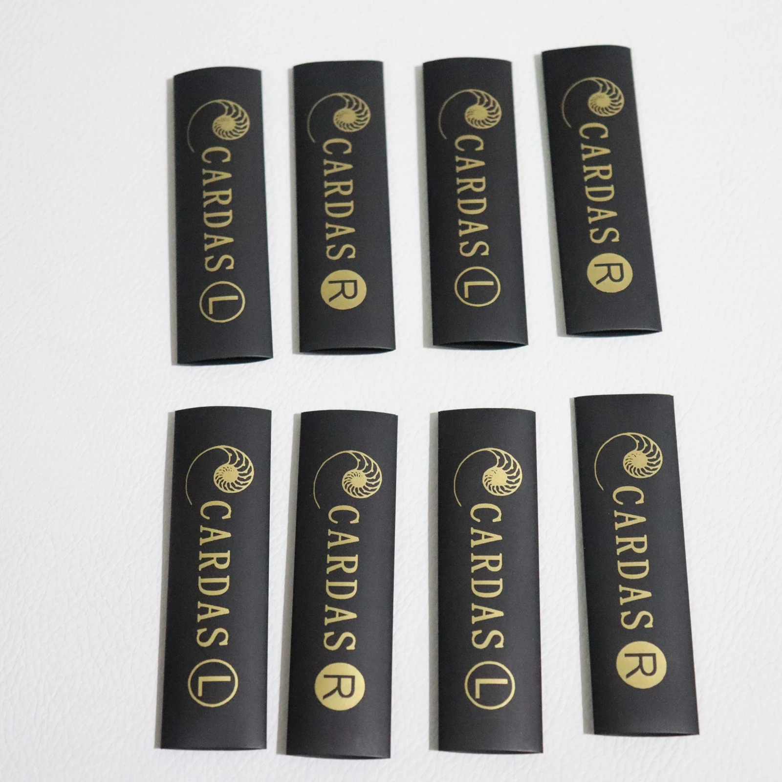 새로운 CARDAS 로고 라벨 for7-15mm 와이어 직경 절연 열 수축 튜브 DIY 오디오 케이블 스피커 와이어 L/R 수축 튜브 라인 파이프