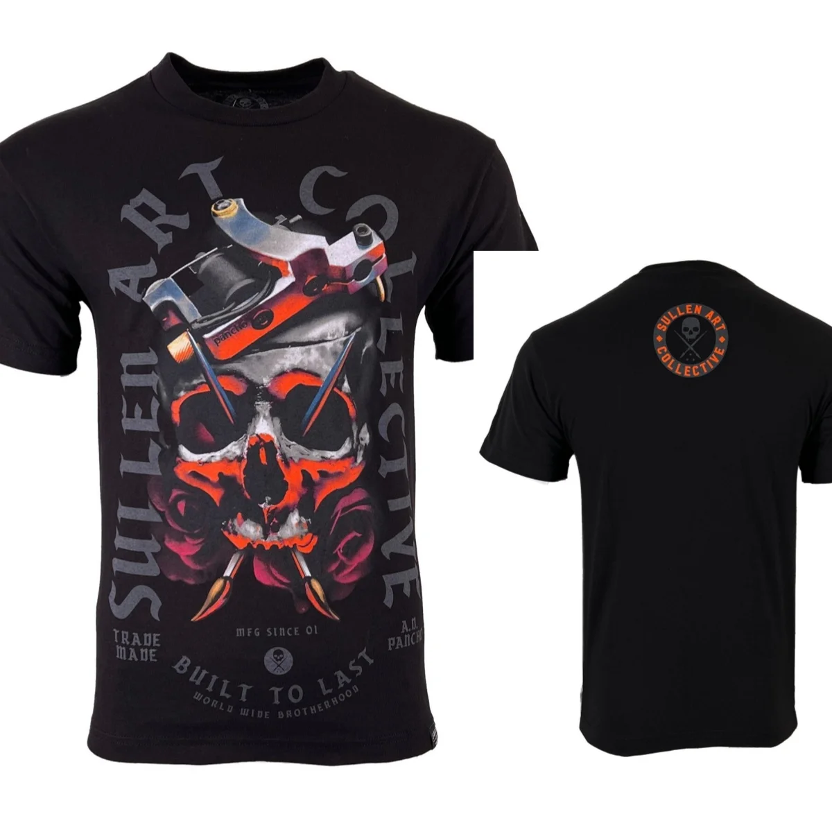 New Sullen Men's T-shirt PANCHO Tattoos Urban Design Premium Quality High-end Luxury Unisex Style Both of Men and Women