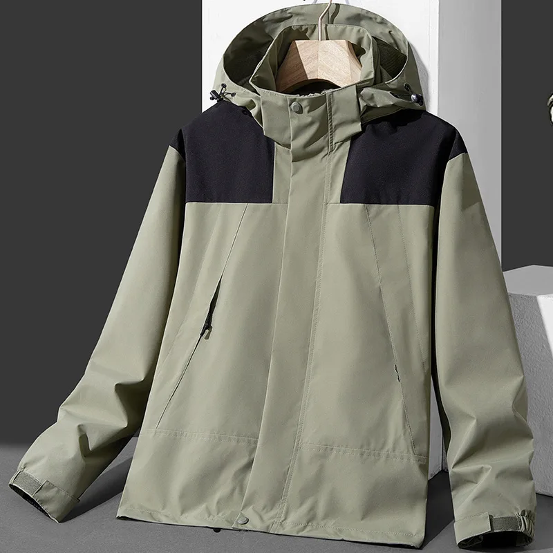 Chaqueta Deportiva Transpirable Delgada para Primavera y Otoño, Chaqueta Casual Ligera para Hombre, Resistente al Viento y al Agua, Ropa Exterior Informal y Activa