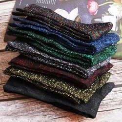 Bright Silk Glitter Socks Women Fashion Sequin Socks Winter Filigree Stockings Sexy Female Lingerie Harajuku Shiny Loose Socks