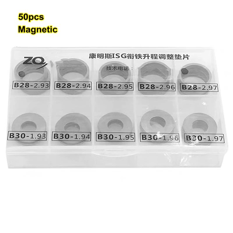 B28 B30 Shims for Cummins 4307475/5491515 XPI Diesel Common Rail Injector Adjusting Flat Washer Repair Spare Parts