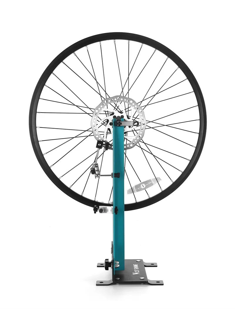 WEST BIKING Fahrrad-Radzentrierständer, verstellbares Felgenreparaturwerkzeug für MTB, Rennrad, Scheibenbremsrotor-Ausrichtung, Fahrradwartung – Detail 15