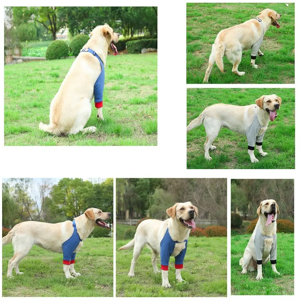 Soft Canine Elbow Sleeves Dog Supplies Pet Elbow Pads Pet Dog Puppy Brace Dog Elbow Protector Dogs Shoulder Support