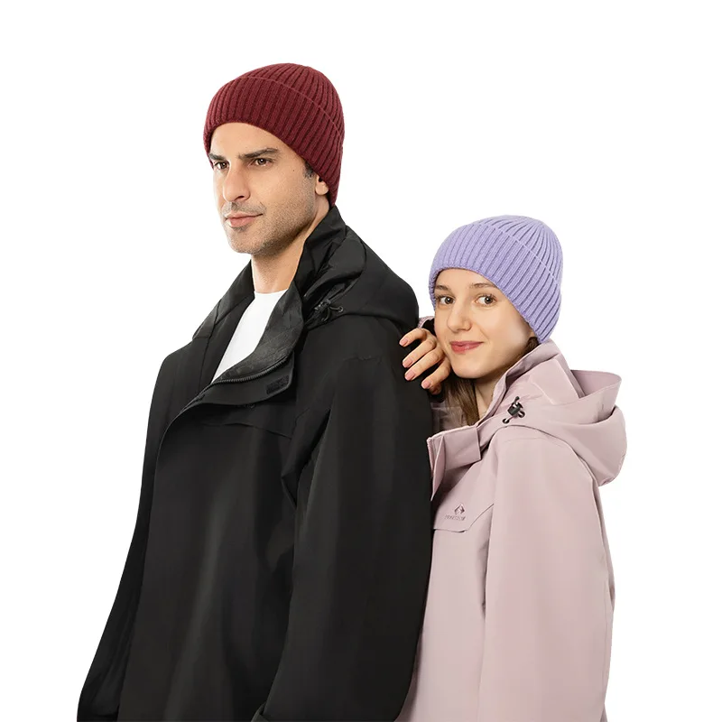 

Beanie Hat Skull Slouchy Unisex Cap Men Women Rabbit Velvet Knit Versatile Winter Pullover Skiing Thick Warm 7M877