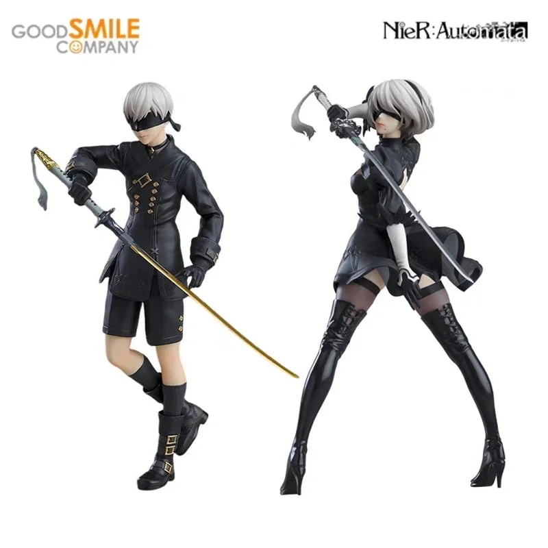 Good Smile Original POP UP PARADE NieR:Automata Ver1.1a 2B 9S Anime Actionfiguren Spielzeug Jungen Mädchen Kinder Geschenk Modell Ornamente