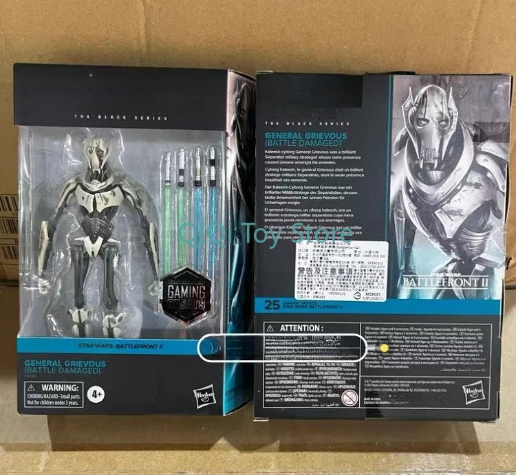 

Hasbro Star Wars Black Box General Griffith 6-дюймовая подвижная кукла 21189