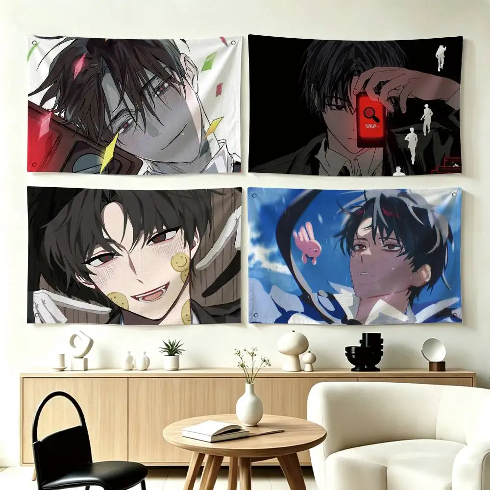 K-Kim S-Soleum Novel GSGW Flag Suitable For Party Club Outdoor Interior Wall Decoration Banner Fans Gift