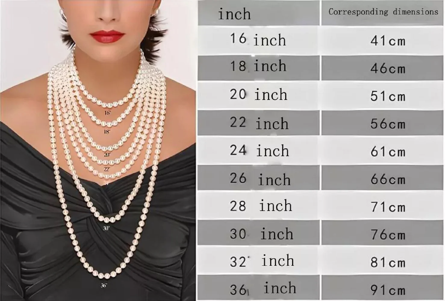 Mini 18 inch AAAA+5-6mm Japanese Akoya White Pearl Necklace 14k16in18in 20in 22in 24in 26in 28in 30in 32in 34in 36in 54in