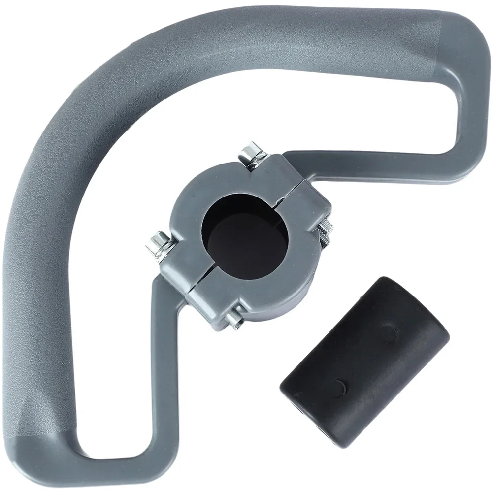 26mm Tube Diameter Compatible Lawn Trimmer Handle Replacement Kit with Plastic Construction and Integrated Screw Nut Fasteners