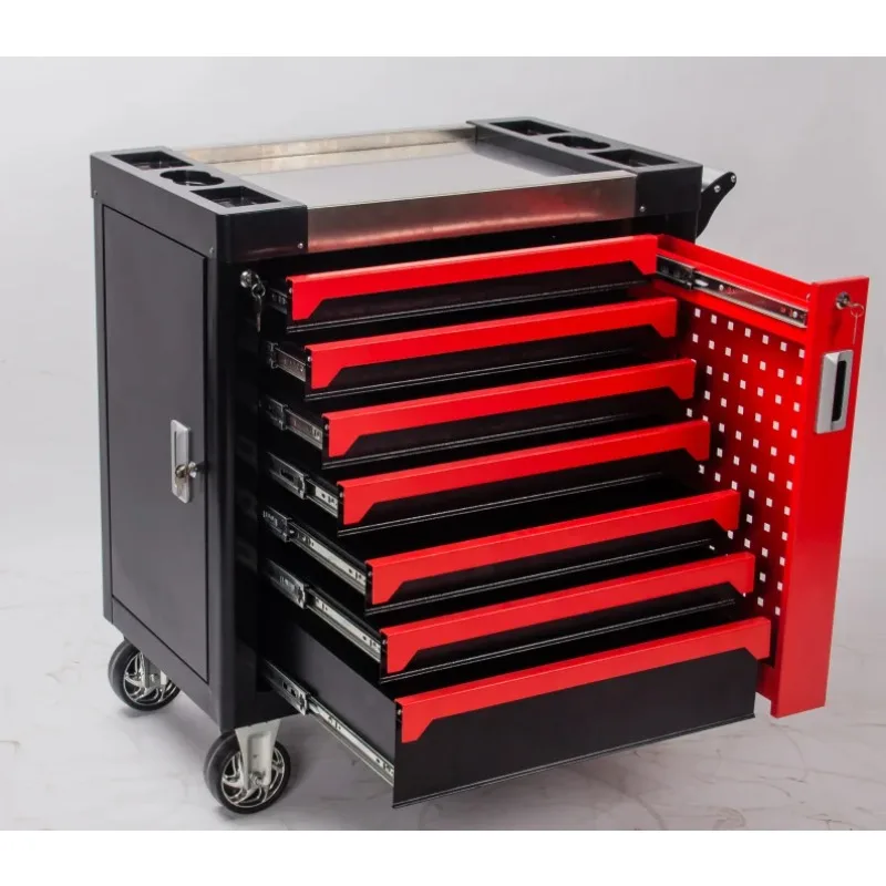 420 Pcs Tool Sets Rolling Box Heavy Duty Stainless Steel Tool Chest 7 Drawers Tool Cabinet Cart Trolley