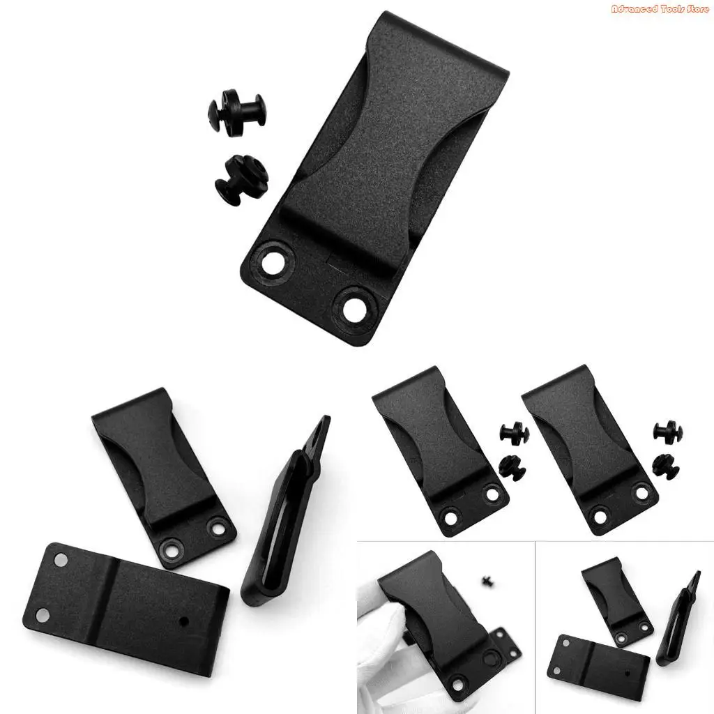 2pcs Knife Sheath Back Clip Waist Clip for Tool Storage Keep Tool Ready to Use W91B