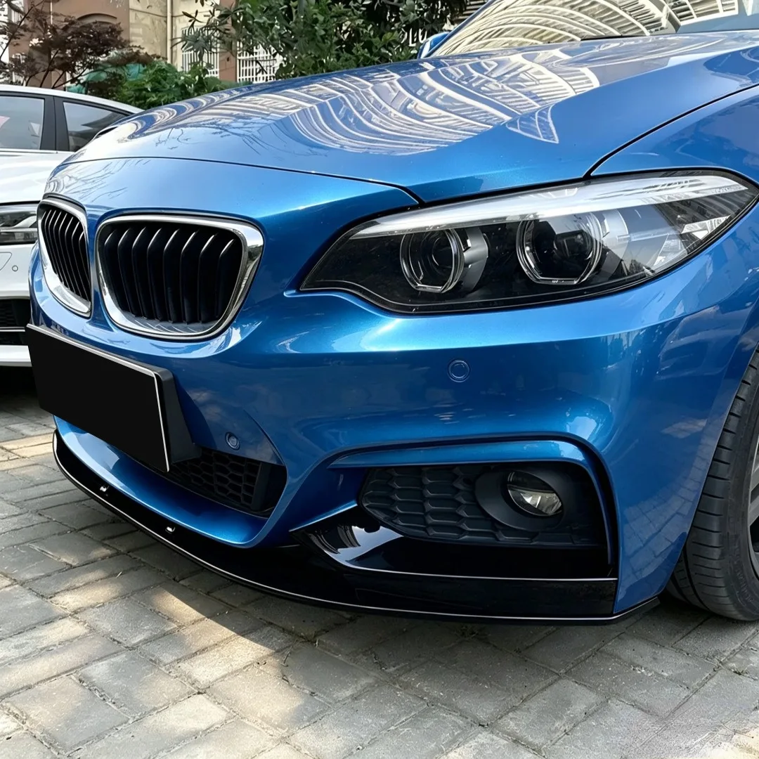 For BMW 2 Series F22/F23 M Sport 2014 2015 2016 2017 Air Dam Front Protector Bumper Lip Cover Chin Splitter Exterior Part Tuning