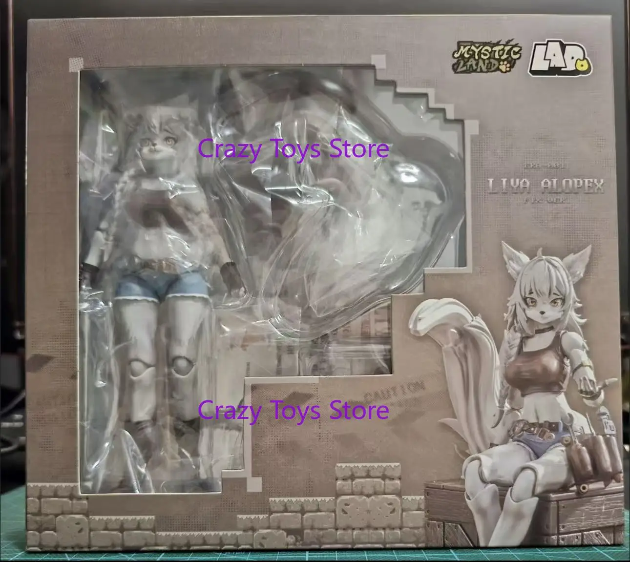 

In Stock LADOTOYS Leah Fixer Ver. Model Repairman Wolf Girl ERA 001 Action Figure Toy Model Gift Collection
