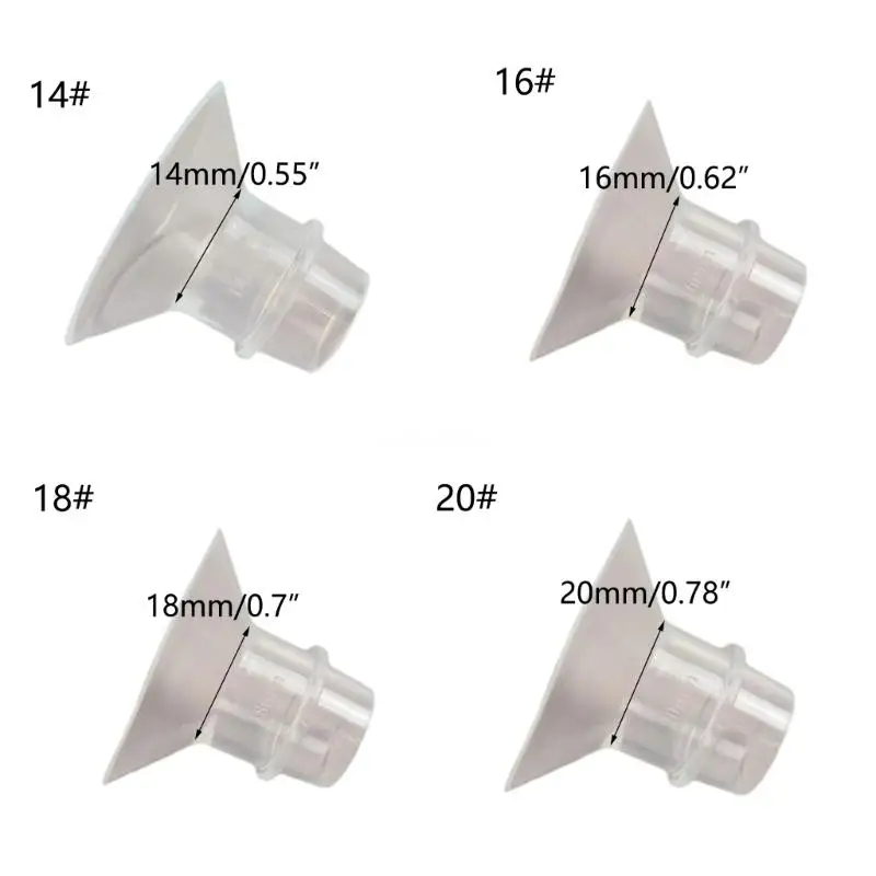 Adjustable Flange Attachment Universal Flange Insert Easy to Use Adapter for Efficient Milk Expression with Breast