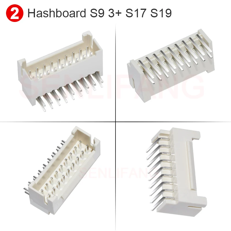 30 PCS s17 s19 S9 3+ l3+ T9+ power cord interface 2*3 signal data line holder 2*9 18P Hash Rate Board Control Board Fan Cable