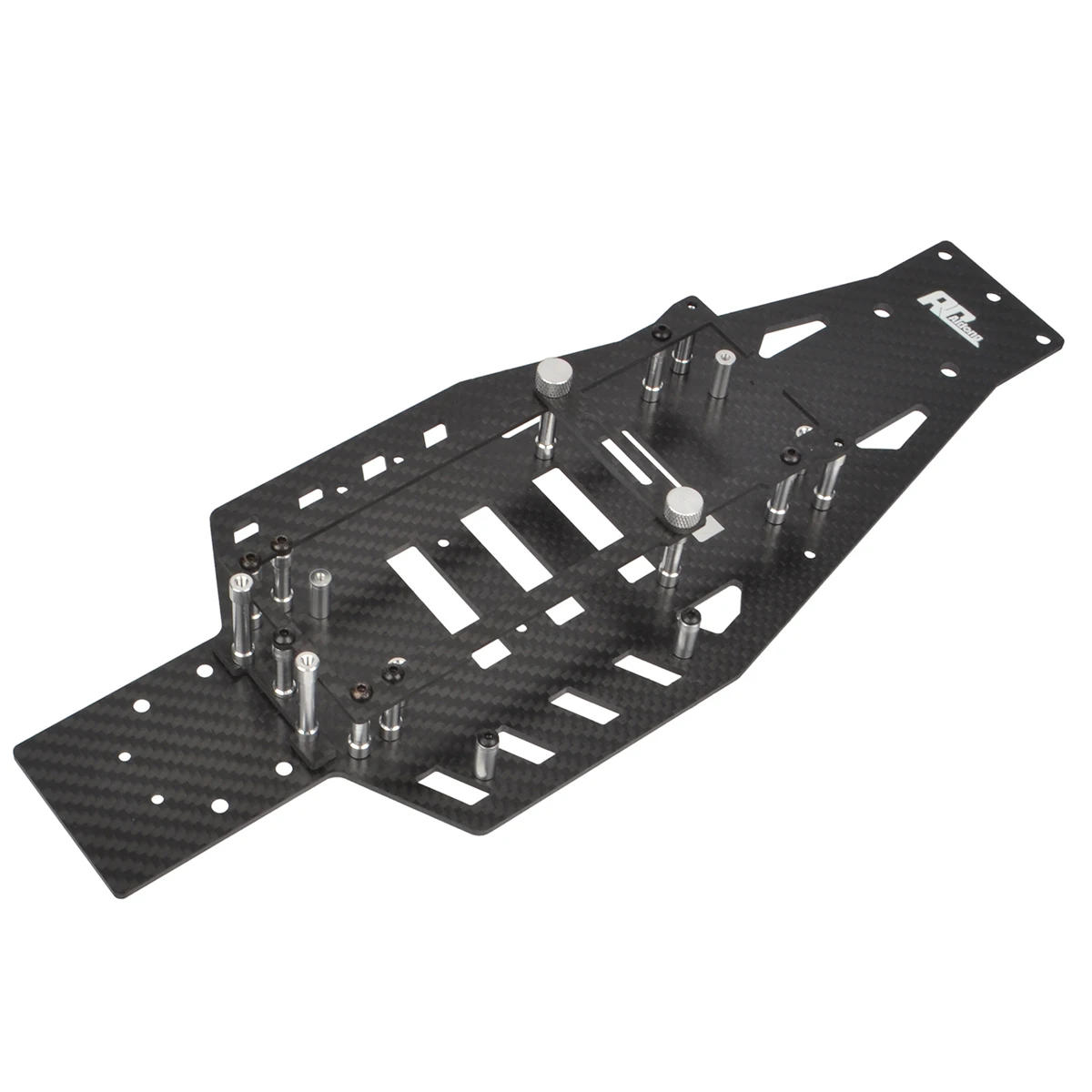 Chasis inferior de carbono para 1/10 Traxxas Bandit VXL Rustler VXL Bandit Rustler 2WD