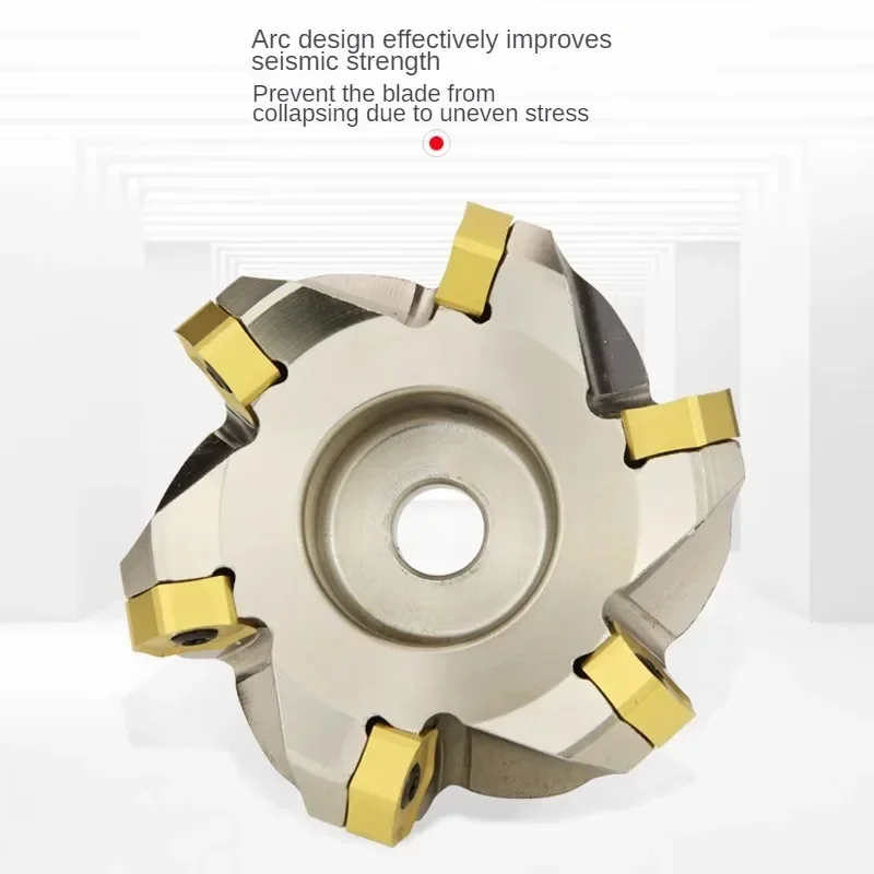 NC45HX0906 Internal Cold Milling Cutter Disc 45 Degree Fast Feed Milling Cutter Disc Installation HNGX0906 Double-sided 12 Angle