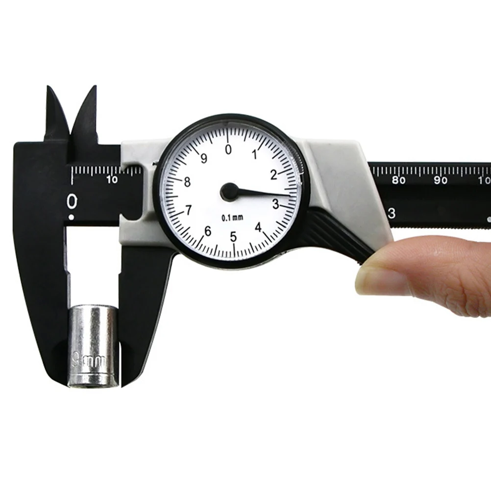 

Plastic Dial Calipers 0-150Mm High Precision Caliper Slider Accurate Depth Step Measurement Gauging Tools