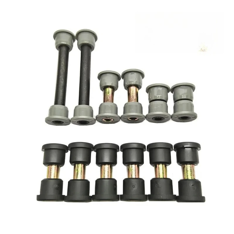 Golf Cart Bushings and Sleeves Kits For Club Car Precedent Front Lower Spring+Rear Leaf Spring+Upper A Arm Suspension 2004-UP