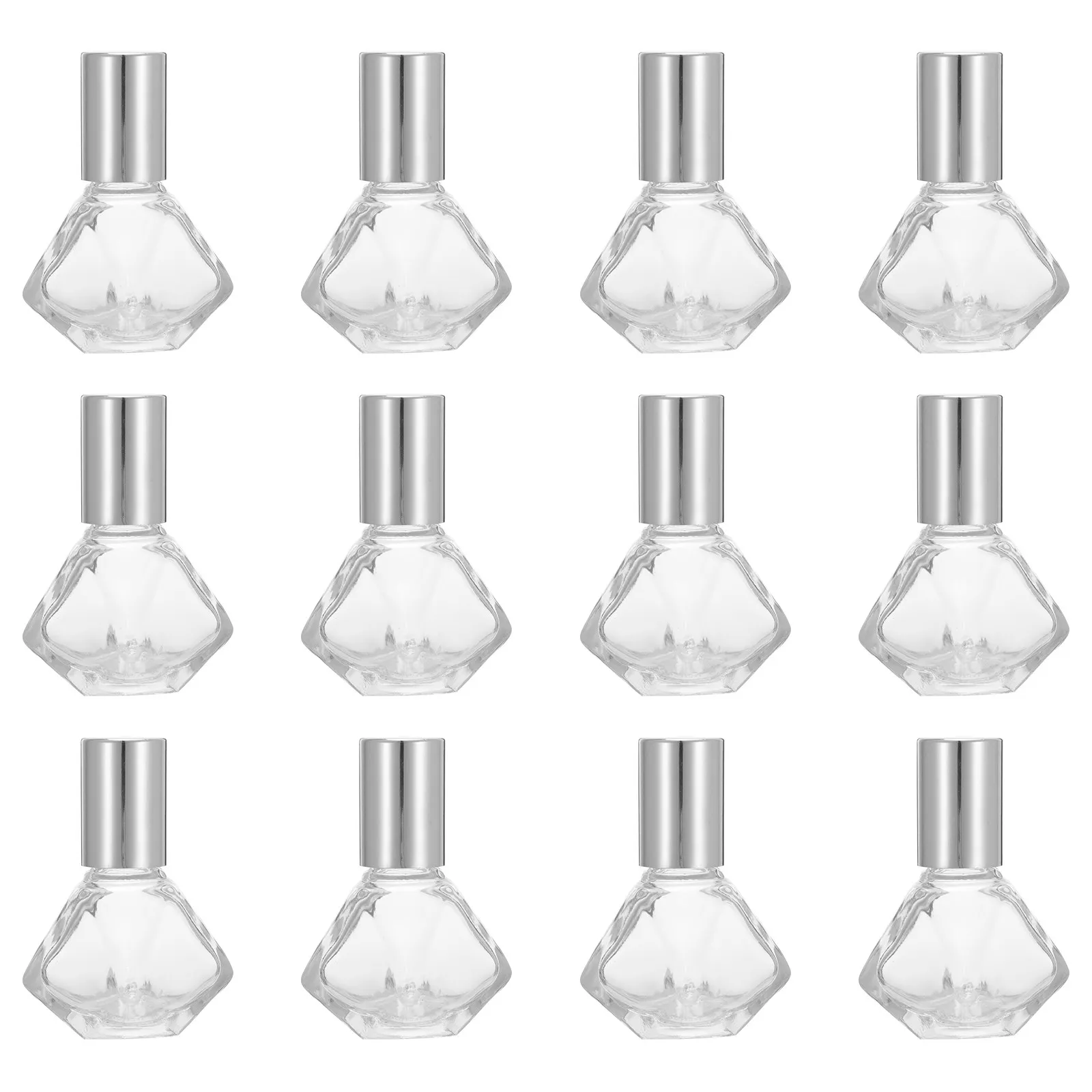 

12Pcs 8Ml Essential Oil Roller Bottles Glass Roll on Bottles with Cap Leak Resistant Portable Perfume Bottle Kit for Travel Use