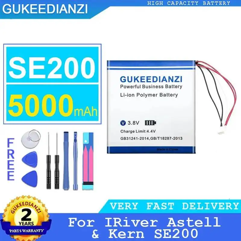 

For Iriver Astell & Kern SE200 Player Battery 5000Mah Good Low-Temperature Performance Long-Lasting