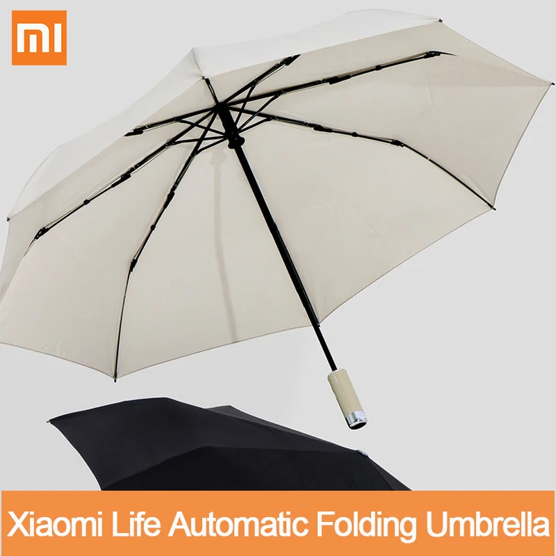 Parapluie Pliant Automatique Xiaomi Mijia - 24 Branches, Toile Oxford, XL, Unisexe
