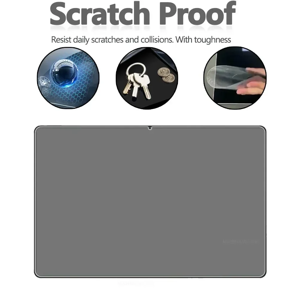 Proteggi schermo in vetro temperato 9H per Honor MagicPad 2 2024 (12,3 pollici) Pellicola protettiva ultra trasparente per Honor Magic Pad 2 12,3"