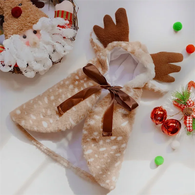 

Cat Dog Pet Clothes Christmas Costume Cosplay Elk Cloak Dog Costumes for Small Dogs Cute Christmas Cat Clothes Pet Acecessories