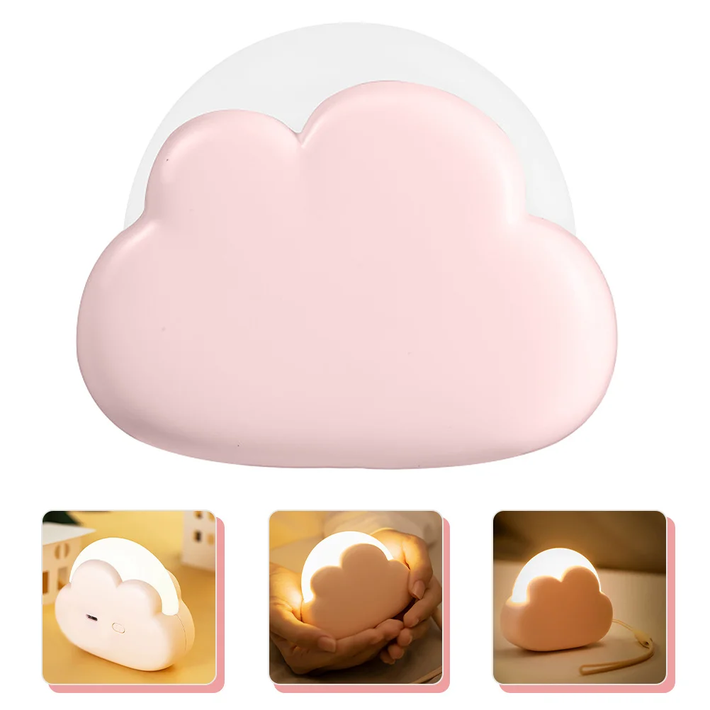 

Rechargeable Cloud Shape Nursing Night Light 4 Modes Adjustable Brightness Soft LED Reading Light for Baby Room Decor