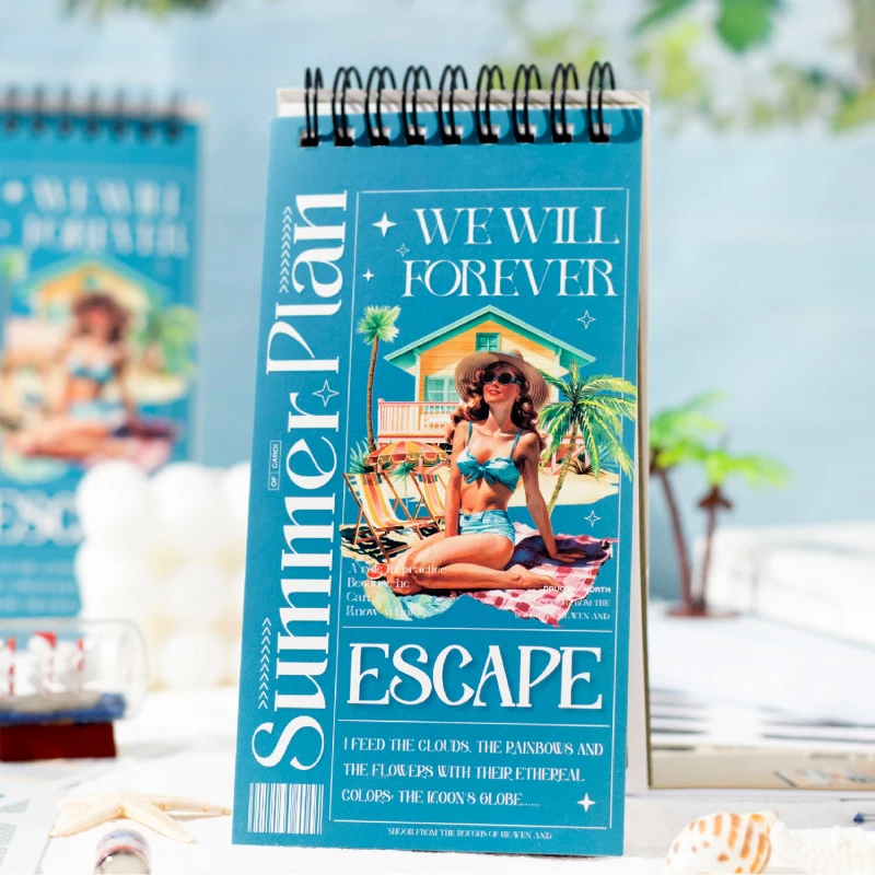 

2packs/LOT Summer Escape Plan Series cute lovely retro decorative sticker