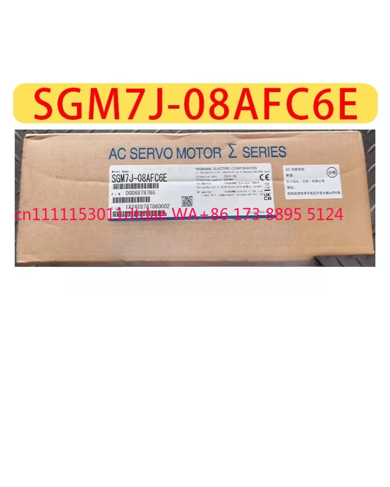 SGM7J-08AFC6E Brand New Servo Motor，Fast shipping，SGM7J 08AFC6E