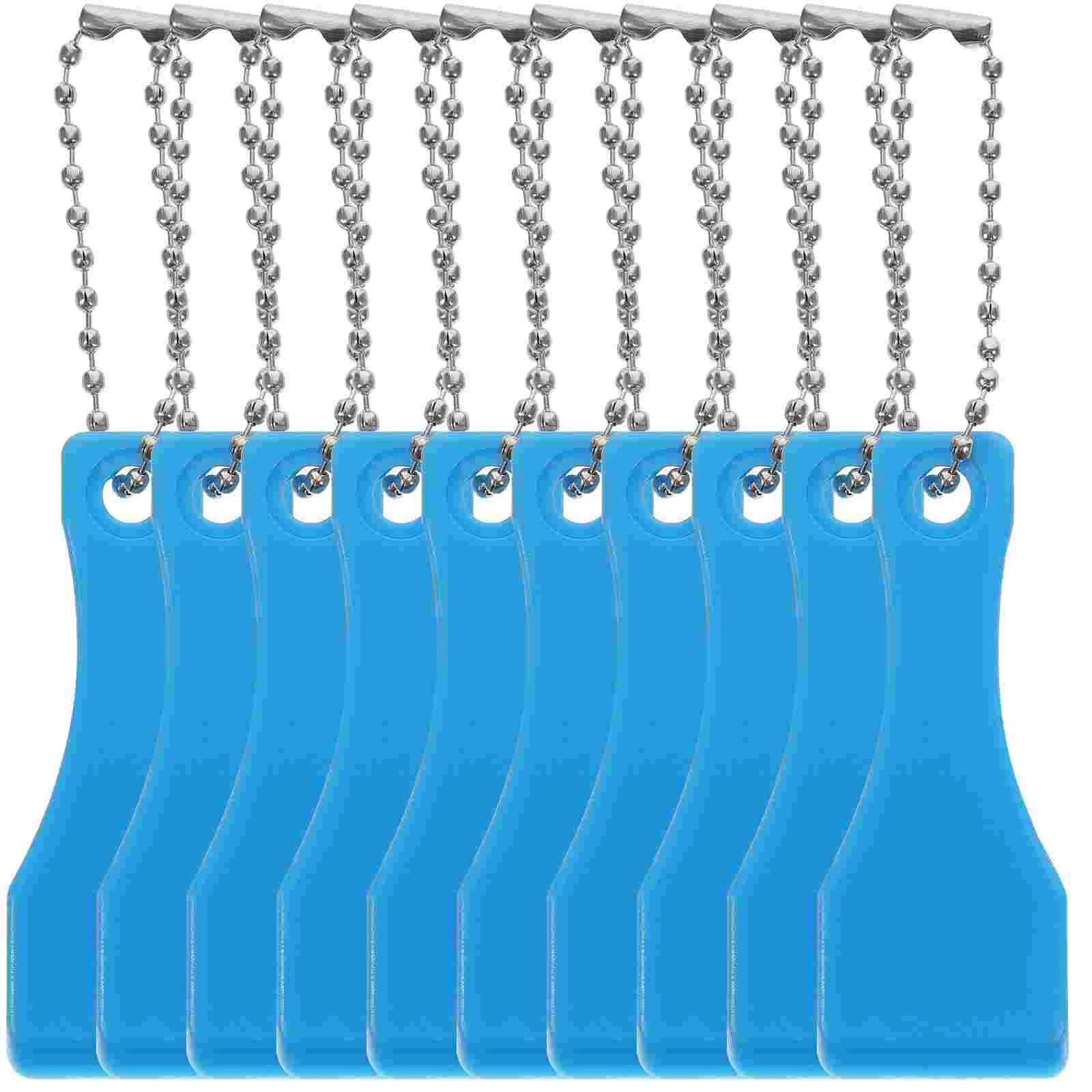 Kaartkrabgereedschap Loterijschraper Verfkrabber Label Sticker Blauw Plastic Draagbaar