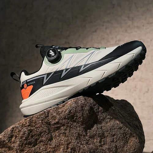 하이 퀄리티 남성용 야외 하이킹 신발, 고무 미끄럼 방지 등산 산악 스니커즈, 편안한 부드러운 미드솔 메쉬 통기성 39-45 