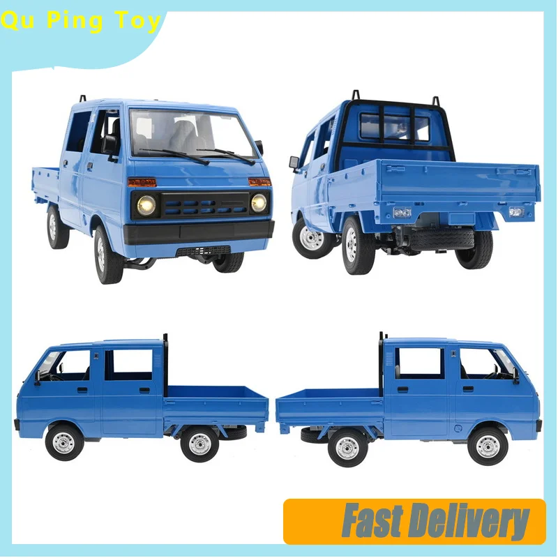 Wpl Naughty Dragon 1:10 Full Scale T110 Rear Drive Double Row Cargo Card Remote Control Car Toy Model Children'S Gift