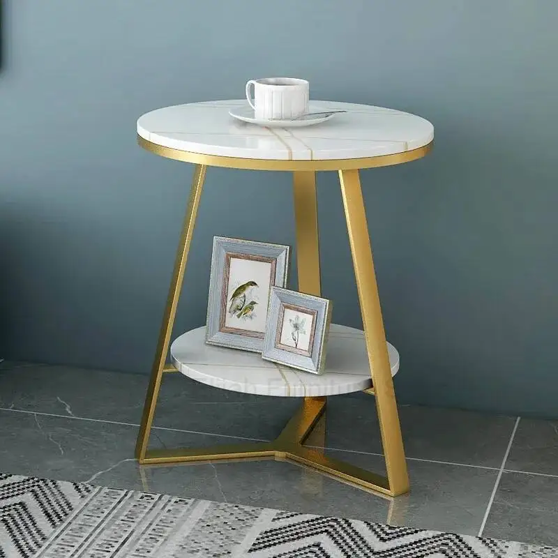 Mesa de Metal para Entrada, Baño, Hostelería, Balcón, Cocina, Mesa de Desayuno Blanca, Mesa de Jardín, Mesa de Trabajo, Mesa de Centro, Muebles para el Hogar T50CJ