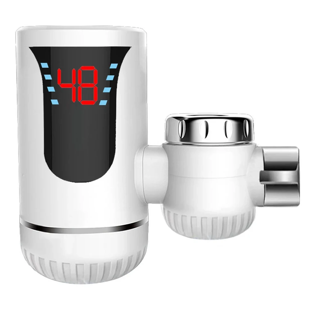 

14*13*6.5cm Tankless WaterHeater Energy Saving Faucet Heater Versatile Multifuntional Use Compact Installation Size