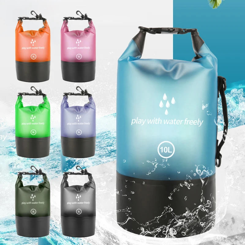 Waterproof Dry Bag for Women Men,2L/5L/10L/20L Roll Top Lightweight Dry Storage Bag for Swimming Travel Kayaking Hiking Floating