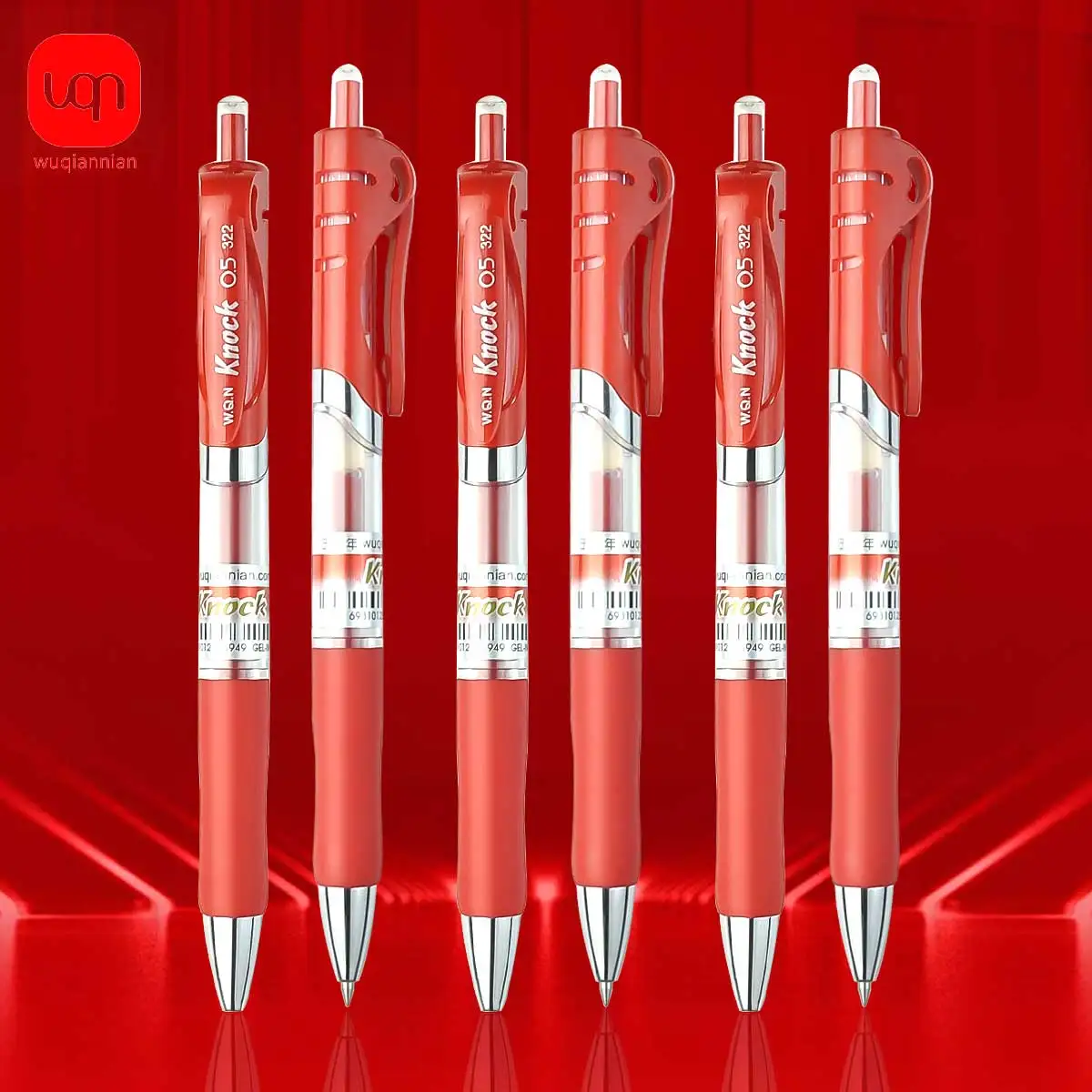 

WQN Gel Ink Pens Gel Ballpoint Red Pretty Pens Office Office Accessories Cute Stationery Cute Things Stationary ItemsFor School