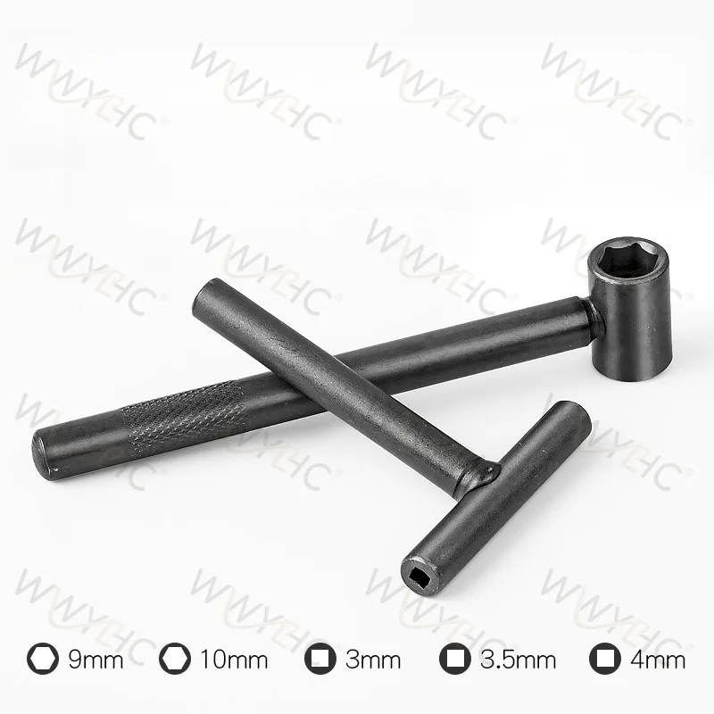 Fit for 3Pcs Motorcycle Scooter Valve Screw Adjustment Wrench, Rocker Arm Clearance Maintenance Tool