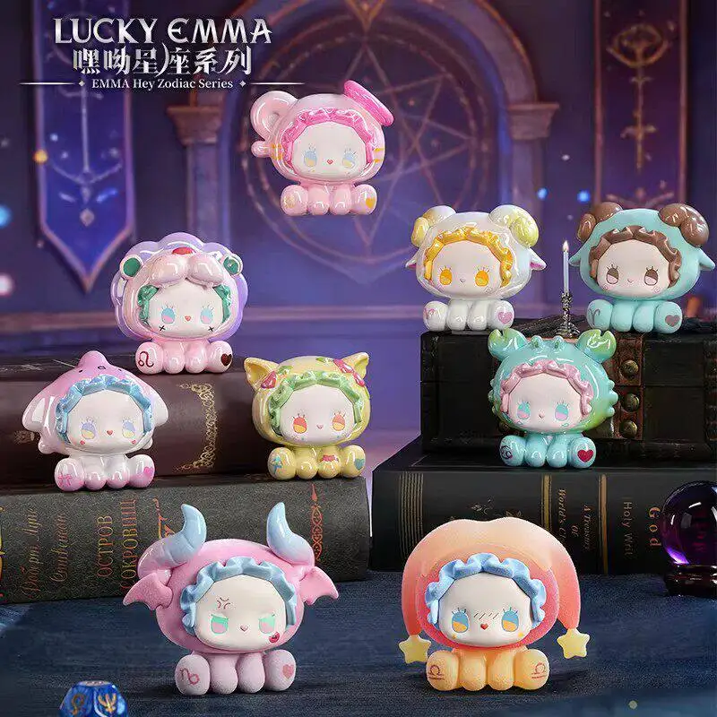 

Authentic Lucky Emma Zodiac Signs Series Blind Box Toys Cute Doll Figurine Desk Decor Gift For Anime Fans And Zodiac Lovers