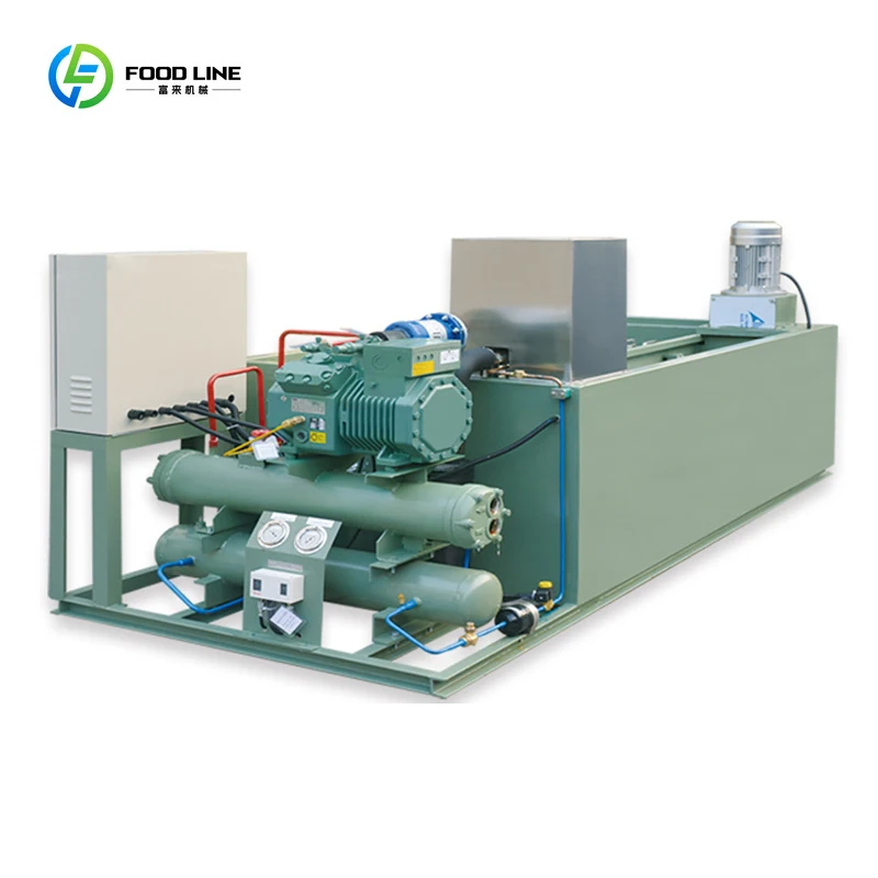 FOODLINE Customized Industrial Aquaculture Ice Maker 1-3 Ton Capacity Optimal Fish Preservation Ice Machines