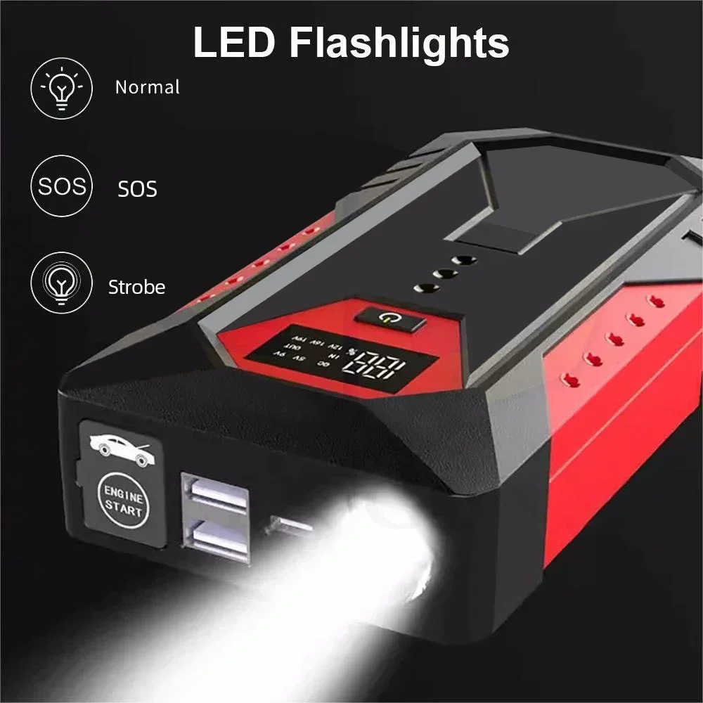 18000mAh 1200A Car Jump Starter Power Bank Petrol Diesel Car Battery Charger Starting For Auto Battery Booster Articles For Cars