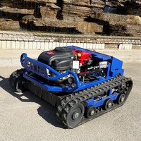 Customized New Intelligent Lawn Mower Zero Turn Lawn Mower With Remotely Started Remote Control Grass Cutter