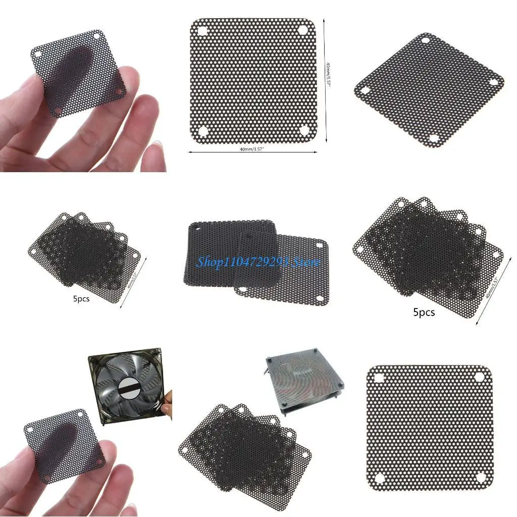 

Y2GD Dust Filter Computer Filter Filter Cooler Pvc Black Dust Gust Groun