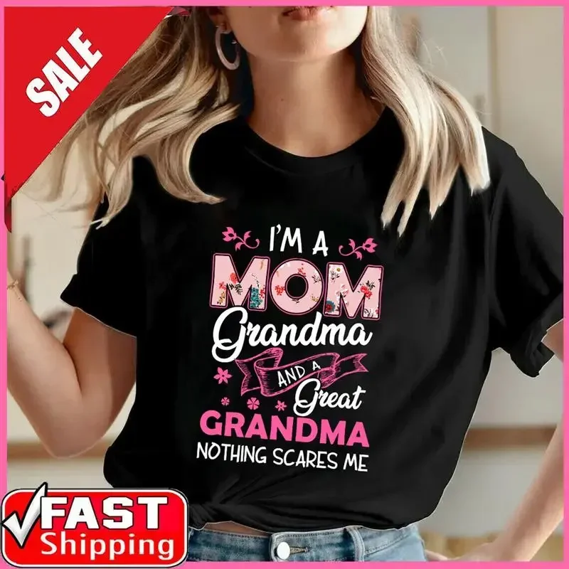 Ich bin Mutter, Oma und habe eine tolle Familie – T-Shirt für Männer und Frauen, Geburtstagsgeschenk.