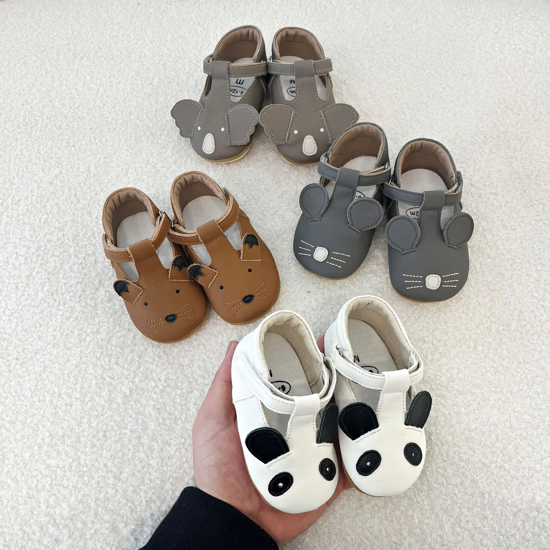 Bebê menina menino verão sapatos de couro da criança recém-nascido infantil descalço sapatos primeiros caminhantes sapatos berço crianças primeiros passos sapatos sandálias