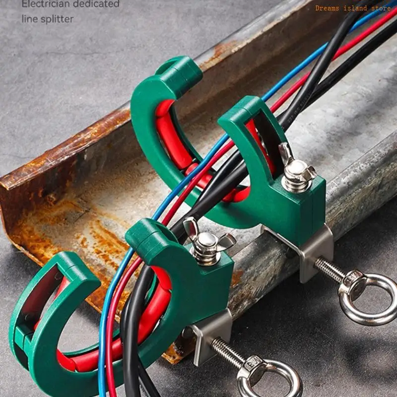 Poleas rodillos guía cable doble color para sistemas bandeja eléctrica mantenimiento HX6C