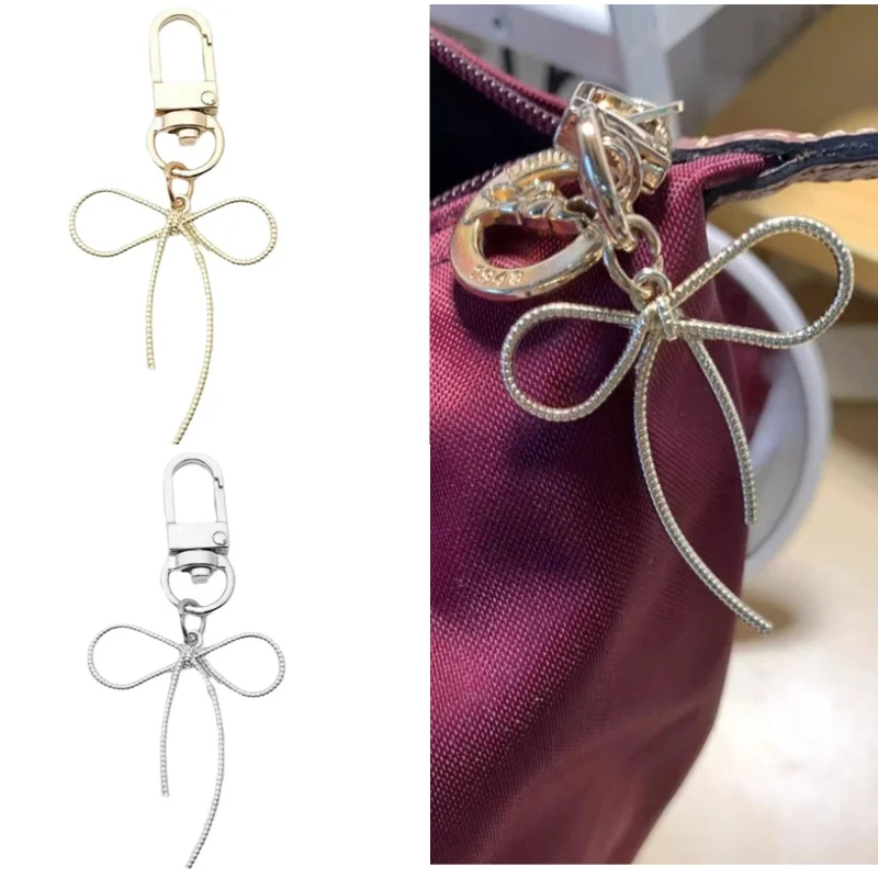 Модный-брелок-ручной-работы-из-сплава-с-бантом-бабочкой